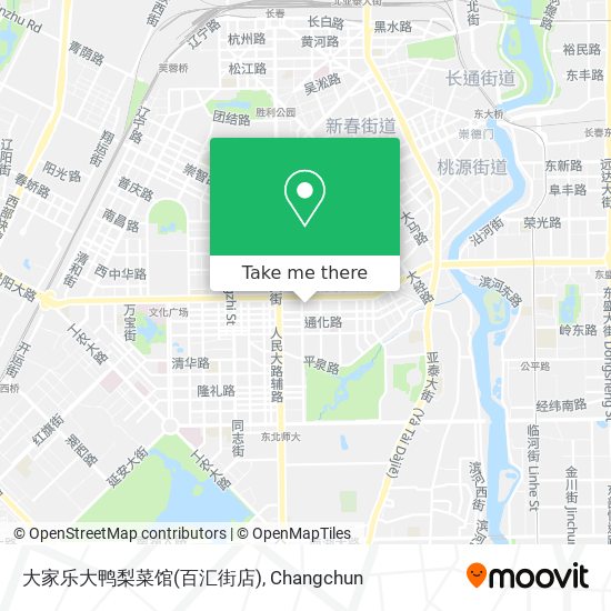 大家乐大鸭梨菜馆(百汇街店) map