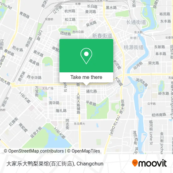 大家乐大鸭梨菜馆(百汇街店) map