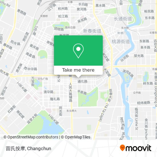 苗氏按摩 map