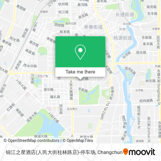 锦江之星酒店(人民大街桂林路店)-停车场 map
