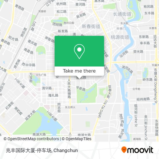 兆丰国际大厦-停车场 map