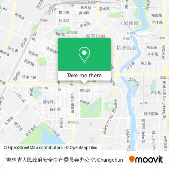 吉林省人民政府安全生产委员会办公室 map