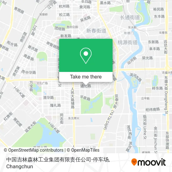 中国吉林森林工业集团有限责任公司-停车场 map