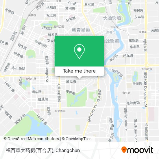 福百草大药房(百合店) map