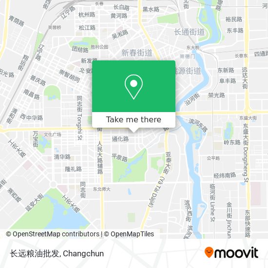 长远粮油批发 map