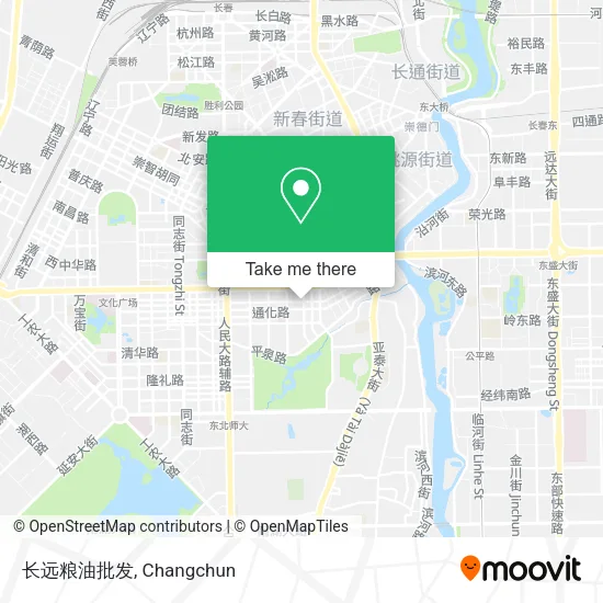 长远粮油批发 map