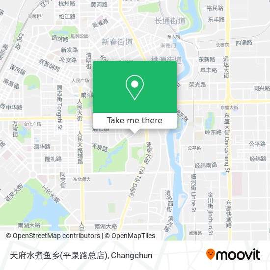 天府水煮鱼乡(平泉路总店) map