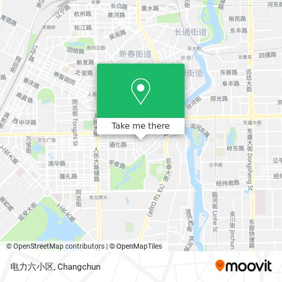 电力六小区 map