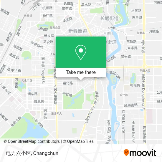 电力六小区 map