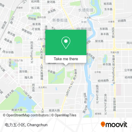 电力五小区 map