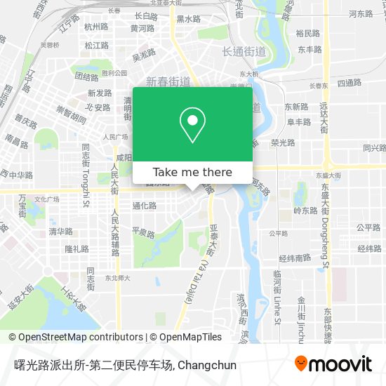 曙光路派出所-第二便民停车场 map