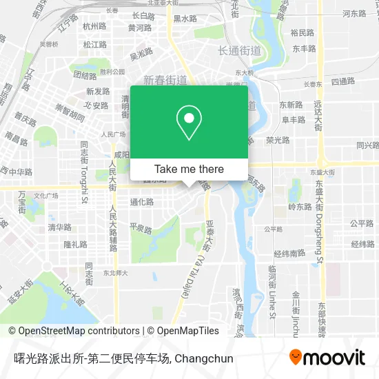 曙光路派出所-第二便民停车场 map