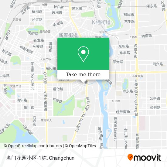 名门花园小区-1栋 map