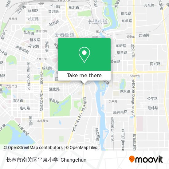 长春市南关区平泉小学 map