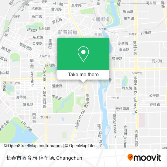 长春市教育局-停车场 map