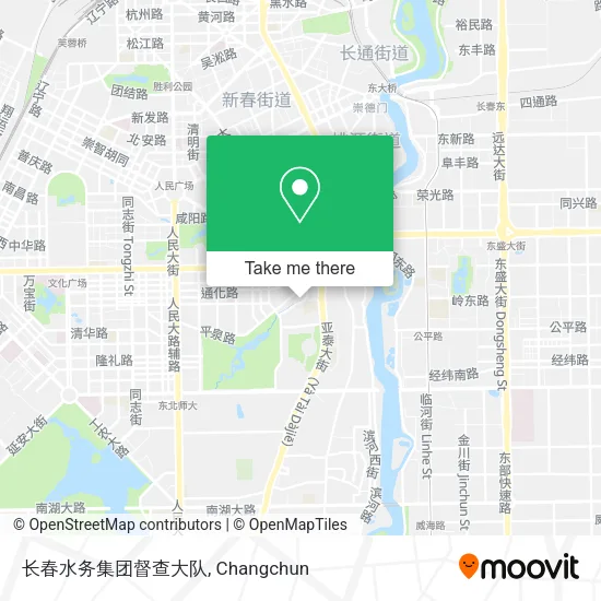 长春水务集团督查大队 map