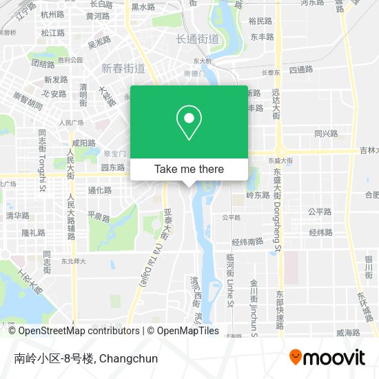南岭小区-8号楼 map