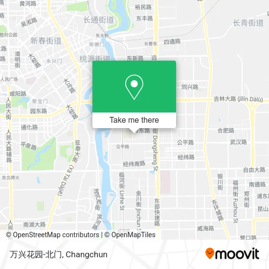 万兴花园-北门 map