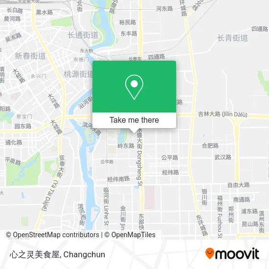 心之灵美食屋 map