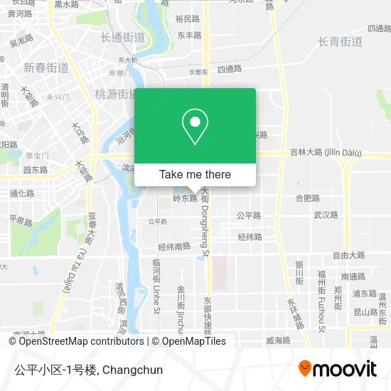 公平小区-1号楼 map