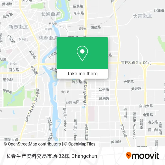长春生产资料交易市场-32栋 map