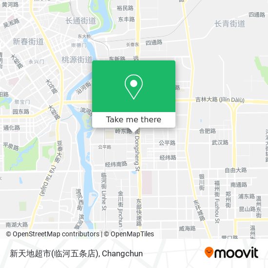 新天地超市(临河五条店) map