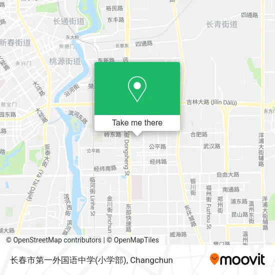 长春市第一外国语中学(小学部) map