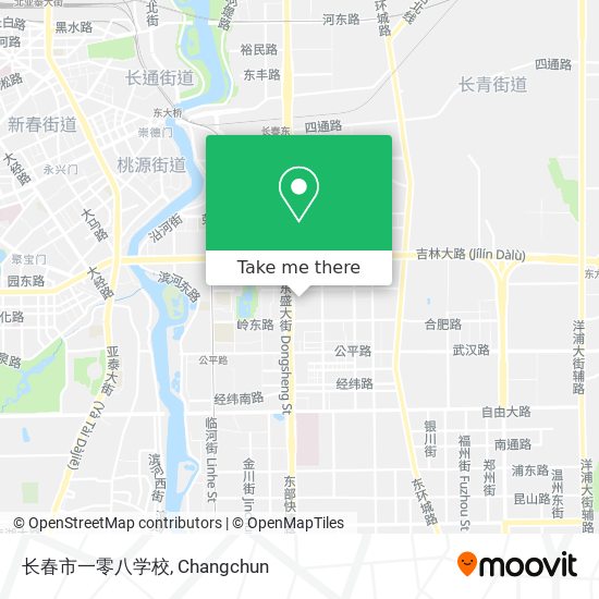 长春市一零八学校 map