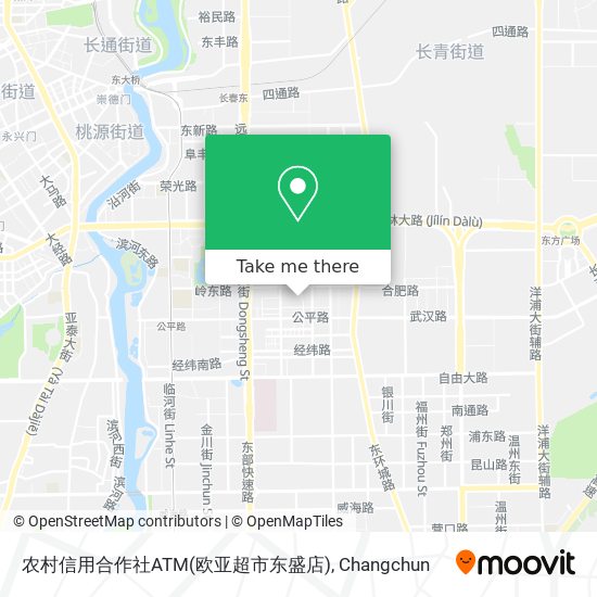 农村信用合作社ATM(欧亚超市东盛店) map