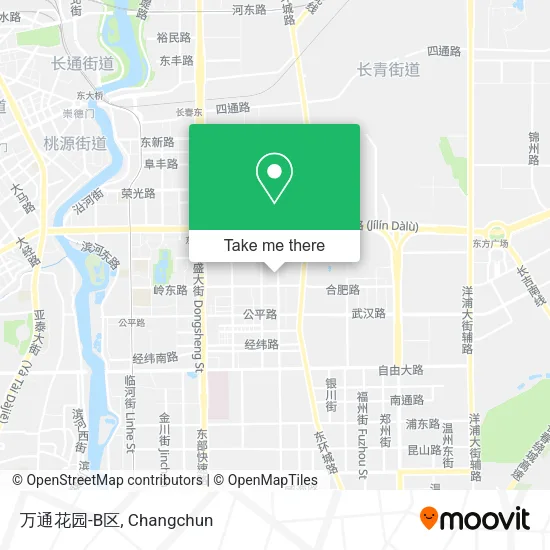 万通花园-B区 map