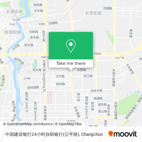 中国建设银行24小时自助银行(公平路) map