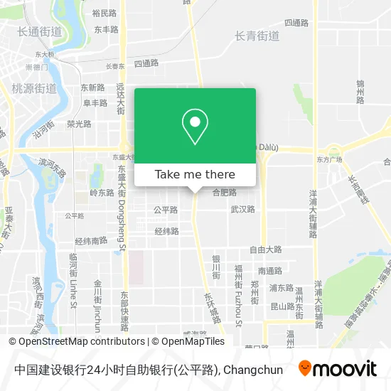 中国建设银行24小时自助银行(公平路) map