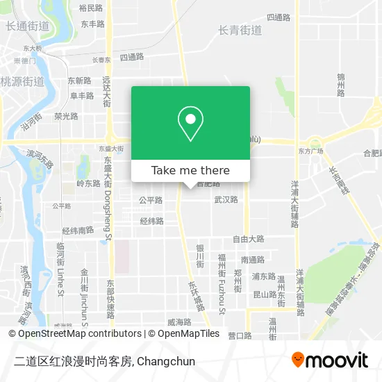 二道区红浪漫时尚客房 map