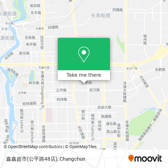 鑫鑫超市(公平路48店) map