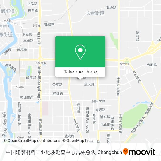 中国建筑材料工业地质勘查中心吉林总队 map