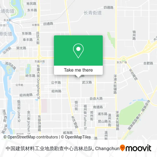中国建筑材料工业地质勘查中心吉林总队 map