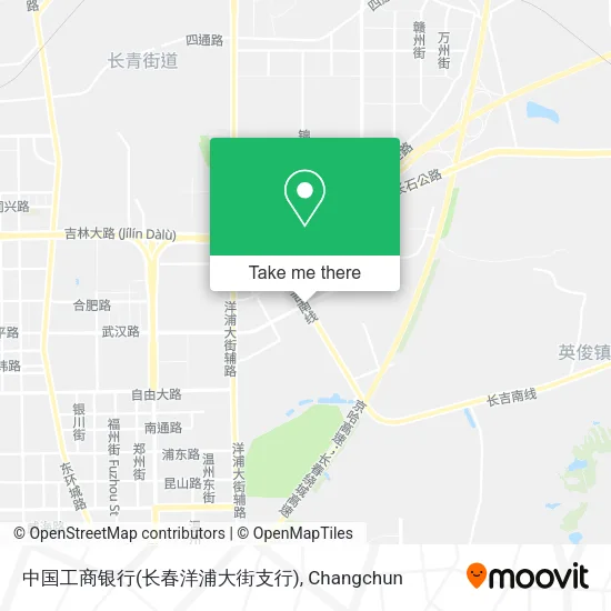 中国工商银行(长春洋浦大街支行) map