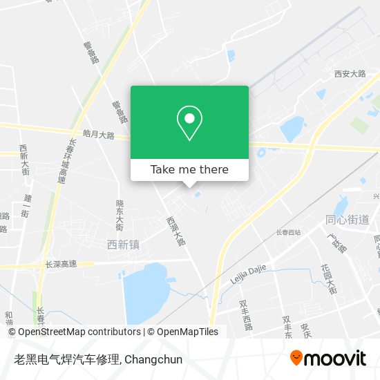 老黑电气焊汽车修理 map