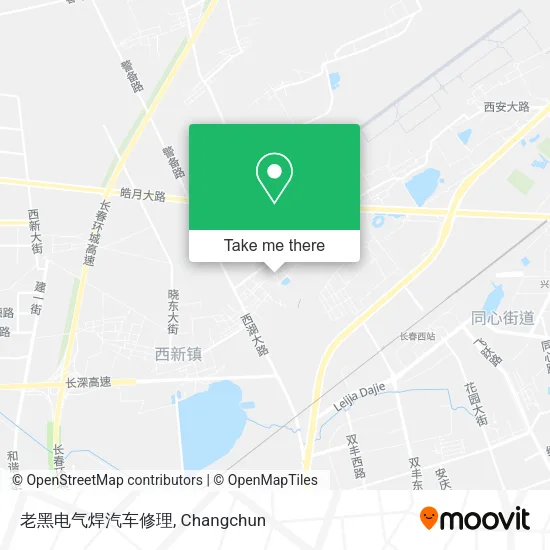 老黑电气焊汽车修理 map