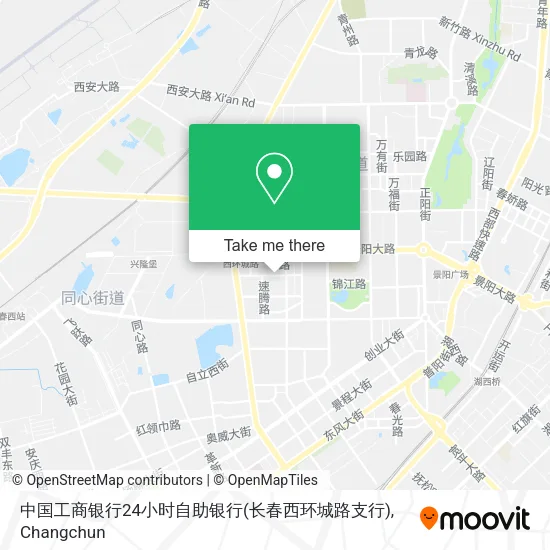 中国工商银行24小时自助银行(长春西环城路支行) map