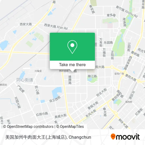 美国加州牛肉面大王(上海城店) map