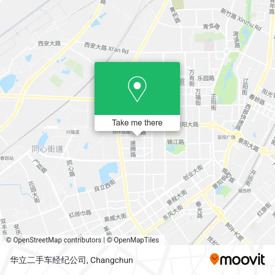 华立二手车经纪公司 map