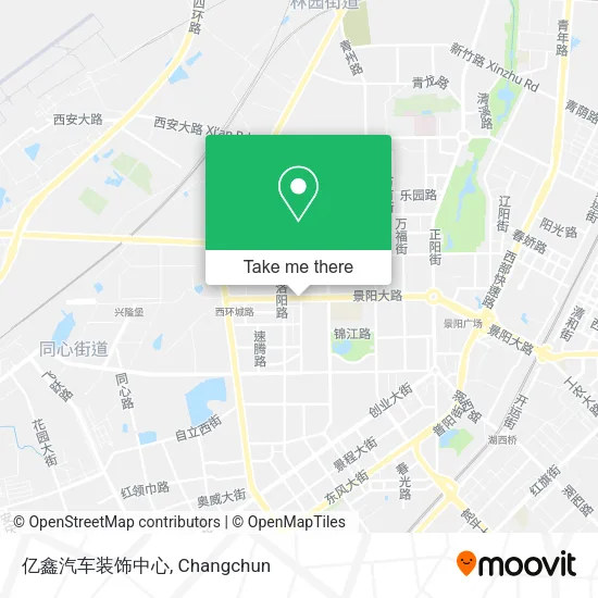 亿鑫汽车装饰中心 map