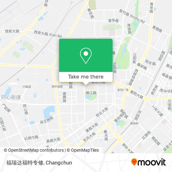 福瑞达福特专修 map