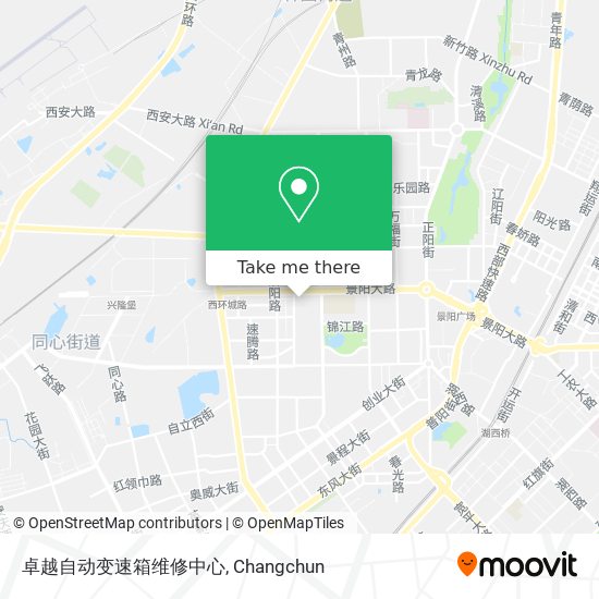 卓越自动变速箱维修中心 map