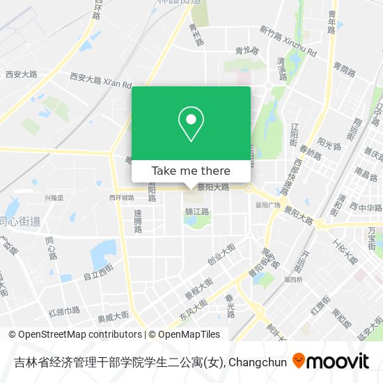 吉林省经济管理干部学院学生二公寓(女) map