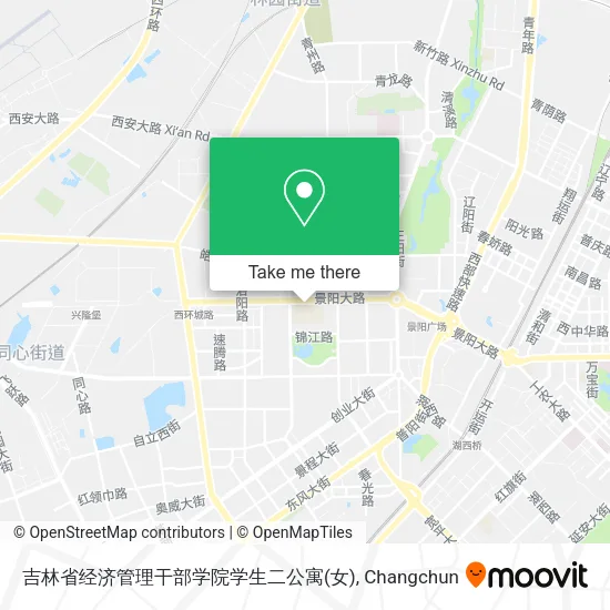 吉林省经济管理干部学院学生二公寓(女) map