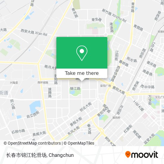 长春市锦江轮滑场 map