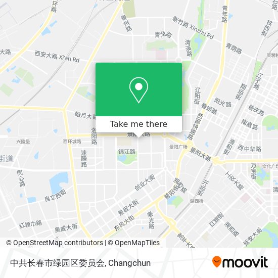 中共长春市绿园区委员会 map