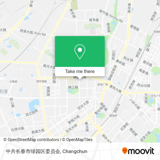 中共长春市绿园区委员会 map